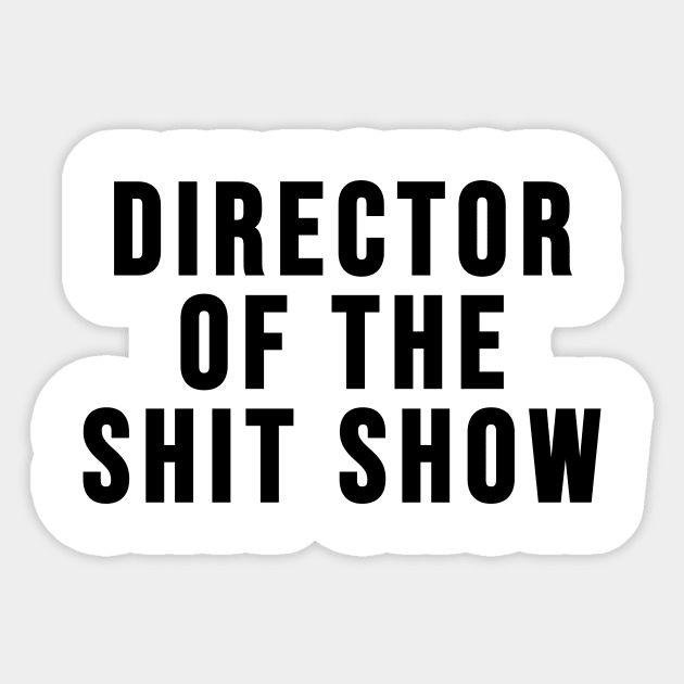 The Director Sticker by Riel